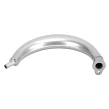 Half Moon Steel Alloy Exhaust Muffler for 49cc-80cc 2 Stroke Bicycles