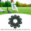 10 PCS Black PU Golf Iron Head Covers Waterproof Four Leaf Clover Pattern 4