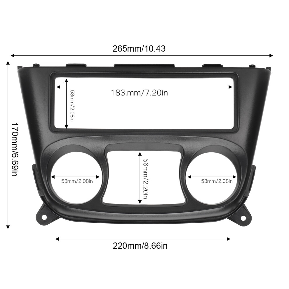 Rugged 1Din Fascia For Sentra 2000-2006 7790334291641