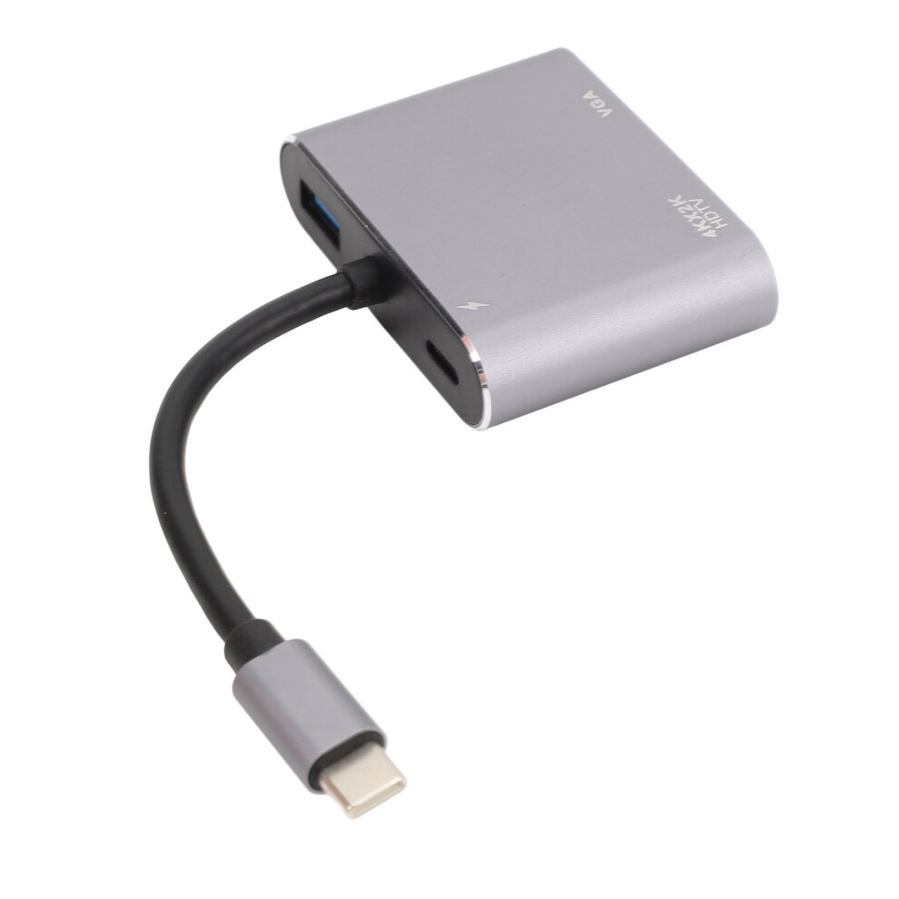 Type C To Vga Usb3.0 Pd 4K Hdmi Adapter, Fast Charge, 87W 8481388229009