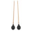 Marimba Mallets Medium Hard Yarn Head Maple Handle MQ‑06 Black 15