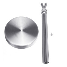 2X Porte-Serviette en Papier Vertical en Acier Inoxydable pour Comptoir de Cuisine Ă Domicile