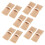 100PCS Country Wedding Table Silverware Holder Natural Burlap Cutlery Pockets Fork Pockets Rustic Wedding Decoration 1
