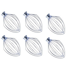 6X Attache Fouet En Fil pour Batteur Sur Socle Ă TĂŞte Inclinable pour K5AWW 5 Pintes KSM50, KSM5