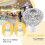 GU10 LAMP LIGHT BULB has 3 LED WARM WHITE 3W 5W 12V 3