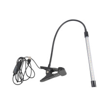 8W LED Clip Lamp, Desk Light with 3 Modes 2M Cable Dimmer 10 Levels Clamp Table Lights