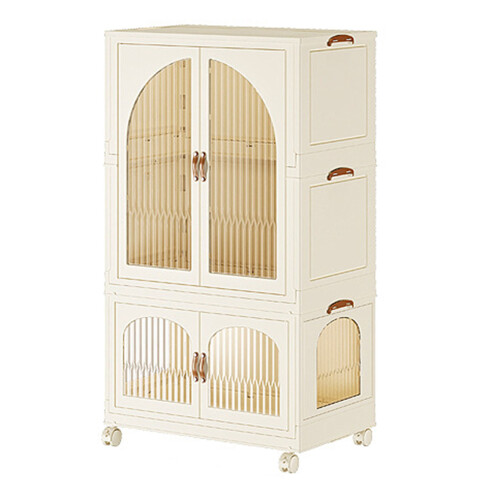 Kids Plastic Wardrobe Folding No Tools