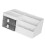 Cosmetic Organizer Large Cap 28.5x17x12 cm White 11