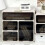 Cream Plastic 3 Layer Desk Organizer with Drawer 12