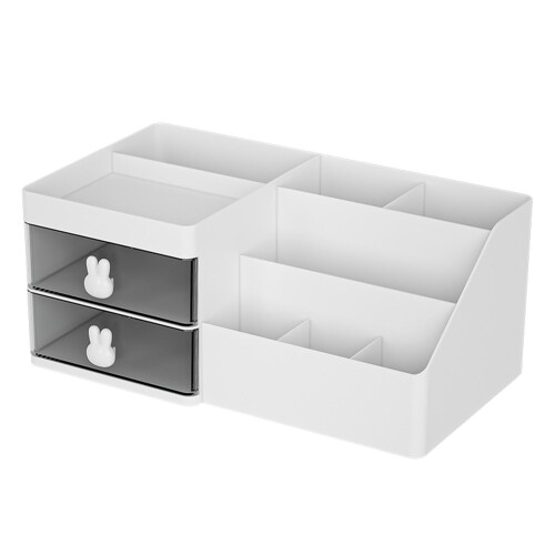 Cosmetic Organizer Large Cap 28.5x17x12 cm White 2