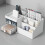Cosmetic Organizer Large Cap 28.5x17x12 cm White 1