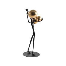KreativitäTsfigur, Statue, Moderne Abstrakte Kunst, Metall, Eisen, Kunstskulptur, Heimdekoration, Wohnzimmer, Schlafzimmer, BüRo