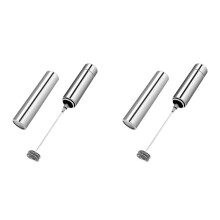 2X Milk Frother Handheld Electric,Travel Coffee Frother. Coffee Frother for Milk Foaming, Latte/Cappuccino Frother Mixer