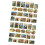 40 Pcs Postage Stamp Stickers - Vintage Paper DIY 12