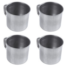 4X Stainless Steel Coffee Tea Mug Cup-Camping/Travel-3.5 Inch