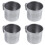 4X Edelstahl-Kaffee-Tee-Becher-Schale-Camping / Reise-3.5 1