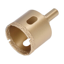 Glass and Porcelain Tile Drill Bit 42mm Diamond Hole Saw with Triangular Shank