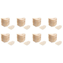 400X Fingerfood - Schalen,"Schiffchen" Biologisch Abbaubar Holz 11 cm x 6,5 cm