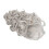 Matte Silver Long Curly Braided Wig 28.3in 72cm 14