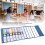 Daily Schedule Pocket Chart, 13pcs Cards, 2 Hooks 4