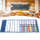 Daily Schedule Pocket Chart, 13pcs Cards, 2 Hooks 3