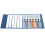 Daily Schedule Pocket Chart, 13pcs Cards, 2 Hooks 1