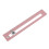 High Accuracy 2-in-1 Compass Ruler Student Drawing Tool Pink 17x3cm 1