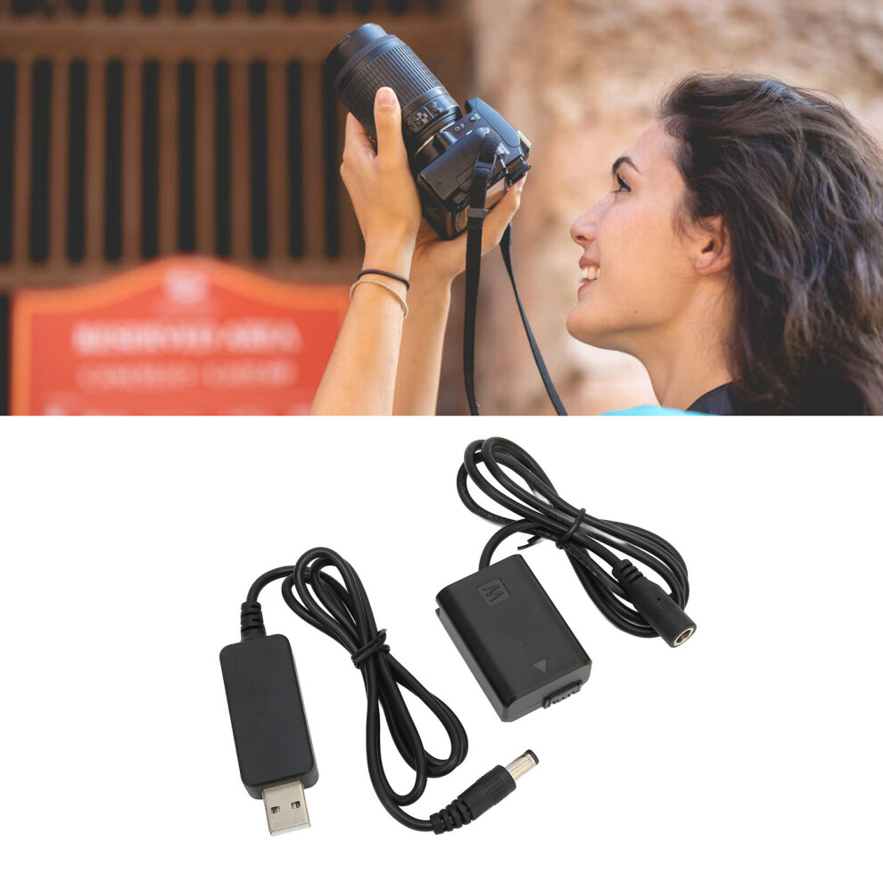 Fw50 Dc Coupler Dummy Battery With Usb Adapter For Sony A7r A7s Ii Black 8441388233420