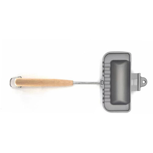 Double Sided Sandwich Maker Pan, Non-Stick, Removable Handle, 360g