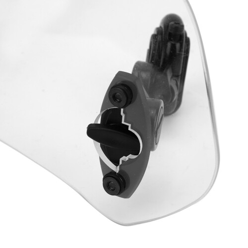 Motorcycle Windscreen Extension Height Adjustable Clear Rain and Wind Deflector