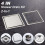 Polished Square Shower Drain Cover - Easy Cleaning 1