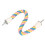 Bird Cotton Rope Perch S Size Pink/Yellow/Blue 1