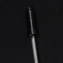 (Black, 300) Alloy Bike Line End Cap - Durable Repair Accessory