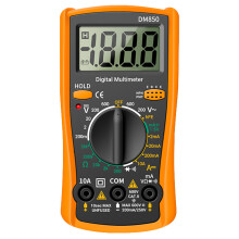 (Orange) Digital Multimeter Auto-Ranging for Home & Professional Use