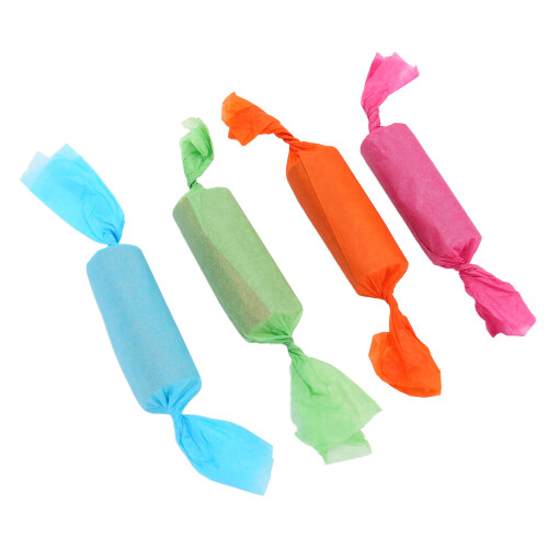 4pcs Sola Sticks Parrot Toys - Candy Shape
