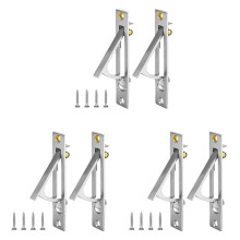 6Pcs Pocket Door Pull,304 Stainless Steel Pocket Door Handle with Screws, Door Hardware for Bathroom Closet Hallway