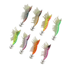 8pcs Shrimp Lures 3.0#/3.5# Silicone 10cm/12cm