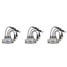 3X Ricetrasmettitore Passivo 4 Canali per CCTV Telecamera UTP BNC Video Balun