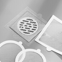 (Roll Width) Self-Adhesive Floor Drain Stickers Shower Drain Cover Hair Catcher for Kichen Bathroom Floor Drain