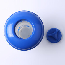 5 Inch Floating Pool Chlorine Dispenser, Adjustable, Blue & White