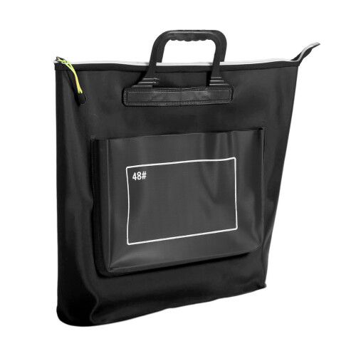 Folding Fish Bucket 48L EVA Black Foldable