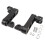 360 Adjustable Motorcycle Foot Peg Highway Bracket Rugged Black Touring 3