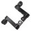360 Adjustable Motorcycle Foot Peg Highway Bracket Rugged Black Touring 9
