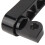 360 Adjustable Motorcycle Foot Peg Highway Bracket Rugged Black Touring 12