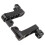 360 Adjustable Motorcycle Foot Peg Highway Bracket Rugged Black Touring 11