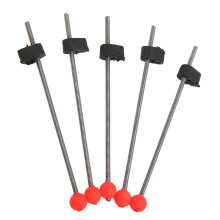 Ice Fishing Gear 5 Spring Tips with Red Ball Mini Tips for Rod Repair