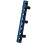 8-Hole Wall Mounted Wine Rack 10.5x43x5cm Red/Blue 1
