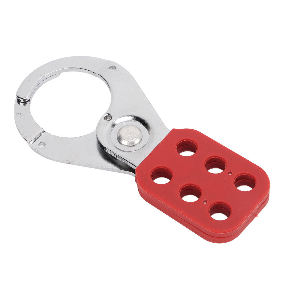 38Mm Lockout Hasp With Padlock, 6 Hole Industrial Security Lock 6921388240090