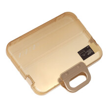 Grande Borsa Porta Documenti in Plastica Trasparente con Grande Capacità, Impermeabile, A4, per Ufficio e Scuola, Khaki