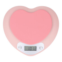 1g Accuracy Digital Kitchen Scale 5kg, Compact Heart Shape Food Scale